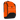Dux 30L Backpack In Orange Front Angle Right