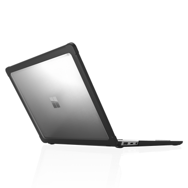 Dux Case for Surface Laptop Go/Go 2/Go 3 In Black Back Left Angle View02#color_black