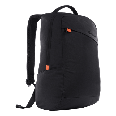 Gamechange Backpack In Black Front Right Angle View#color_black